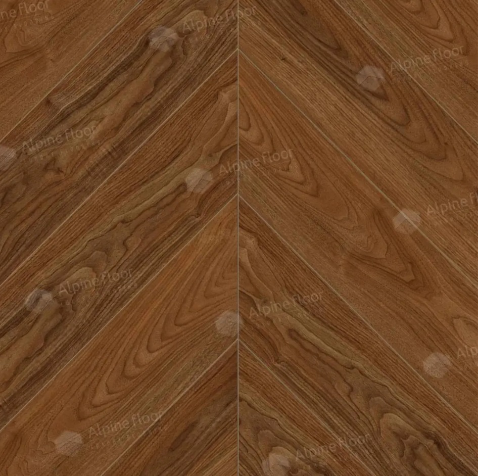 SPC ламинат Alpine Floor Chevron Alpine ECO 18-22 Орех Нойер Chevron